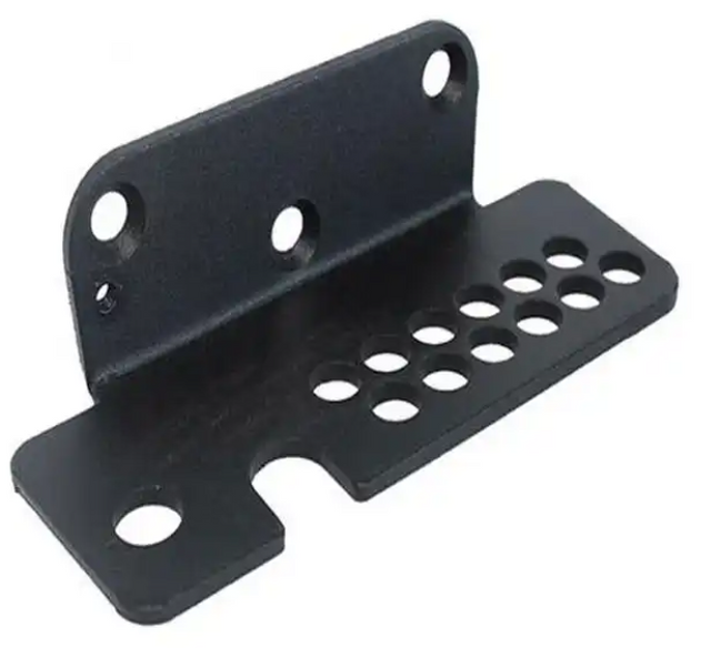 Corte a laser de chapa metálica de latão que carimba peças da máquina de dobra 