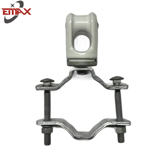 1-1/4' - 3' SUPORTE DE FIO MONTADO EM MASTRO DE PORCELANA