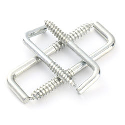 Parafuso de gancho em forma de L de metal