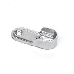 Suporte oval do cabide de roupa do aço do suporte da extremidade de Rod do armário três furos 