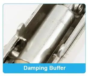 Dobradiça hidráulica de aço inoxidável para móveis, dobradiça ajustável 3d para porta de armário