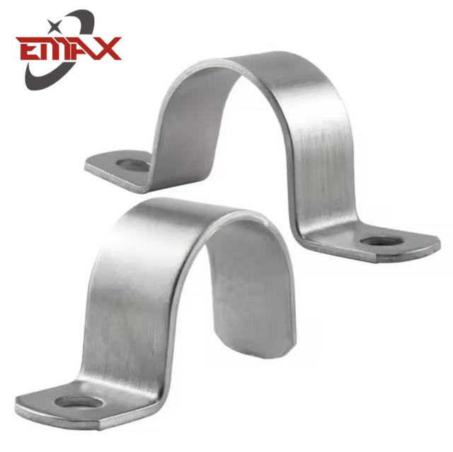 Tipo braçadeira de U da correia galvanizada universal de aço inoxidável de dois furos de mangueira