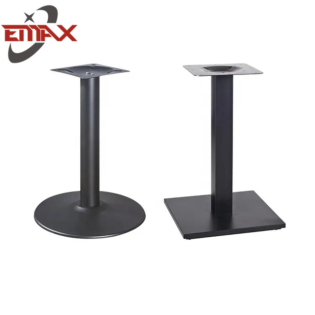 Estrutura de perna de mesa, base de mesa de restaurante, aço carbono de alta qualidade, perna redonda, metal de mármore, base de mesa de café de jantar