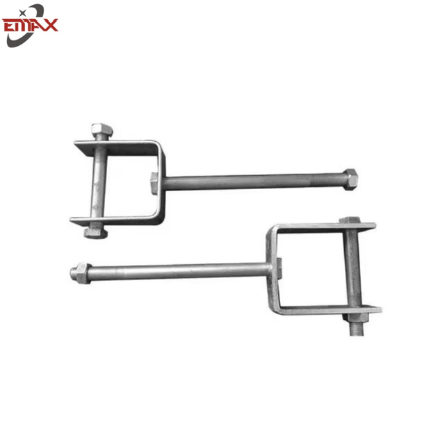Isolador de rack de spool galvanizou o suportes de ferro D-Bracket D
