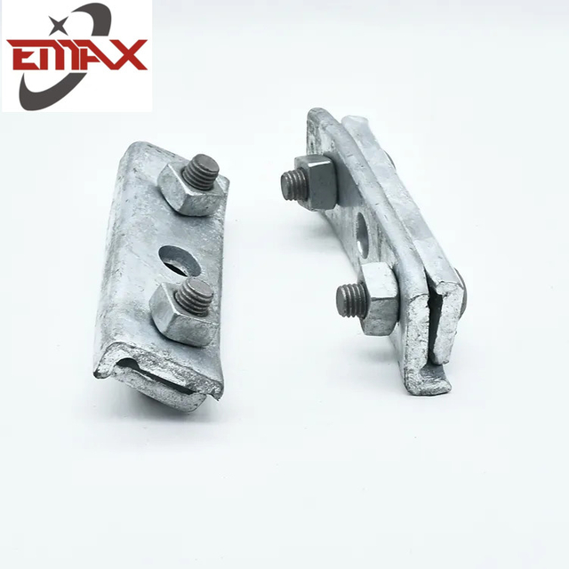 Grampo de suspensão de ângulo de cabo de hardware de linha de pólo Braçadeira de sulco paralelo