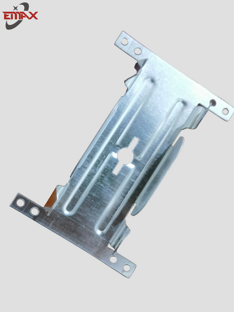 Suporte de aço galvanizado simétrico com furos para montagem de estrutura de drywall