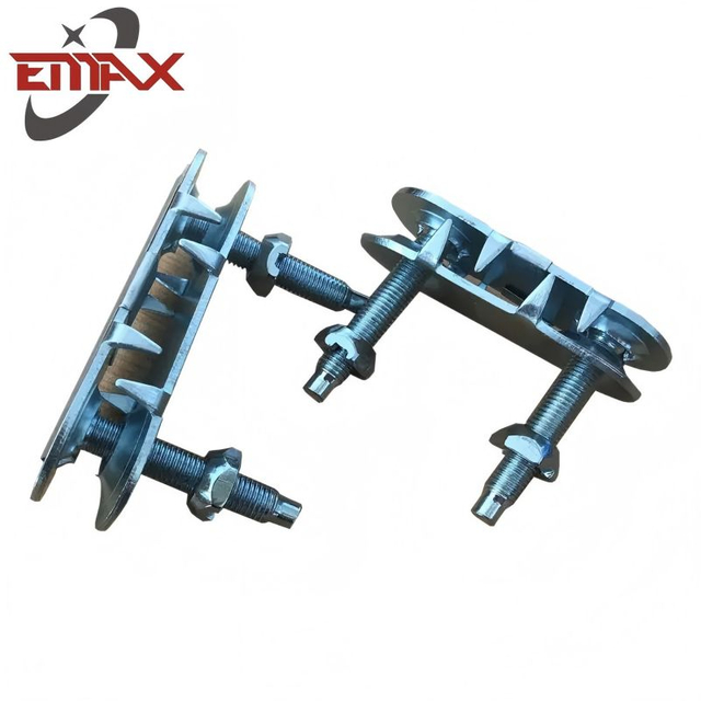 Placa sólida parafuso Clipes de correia de aço duráveis ​​duráveis ​​fixadores de correia transportadora