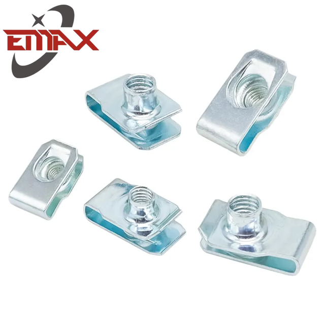 Porca de clipe de mola de aço carbono para peças de automóveis para peças de automóvel