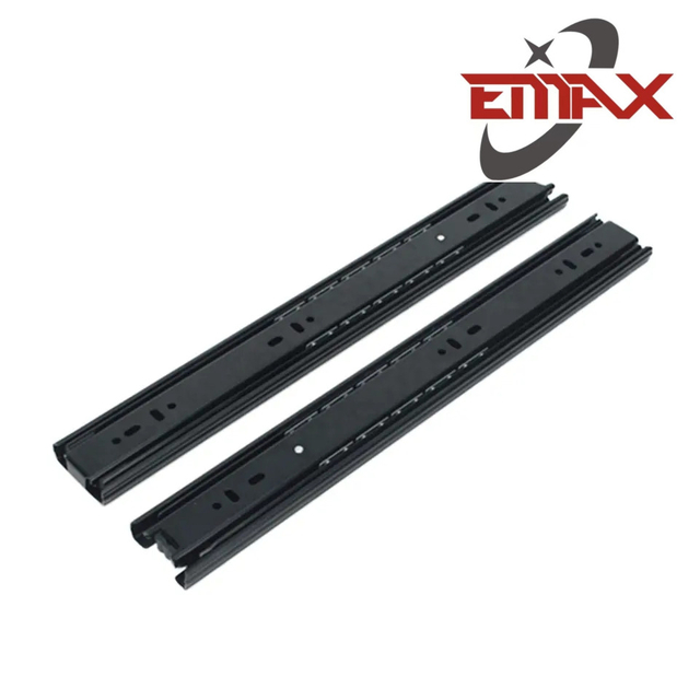 Hardware de móveis deslizantes de gaveta telescópica com rolamento de esferas por atacado