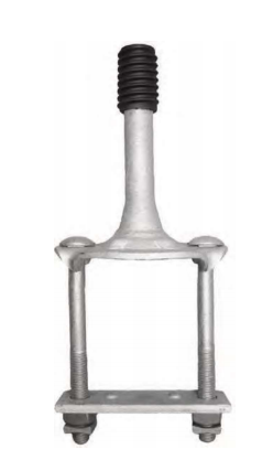 PINO DE BRAÇADEIRA DE BRAÇO GALVANIZADO POR IMERSÃO A QUENTE COM FIO DE NYLON