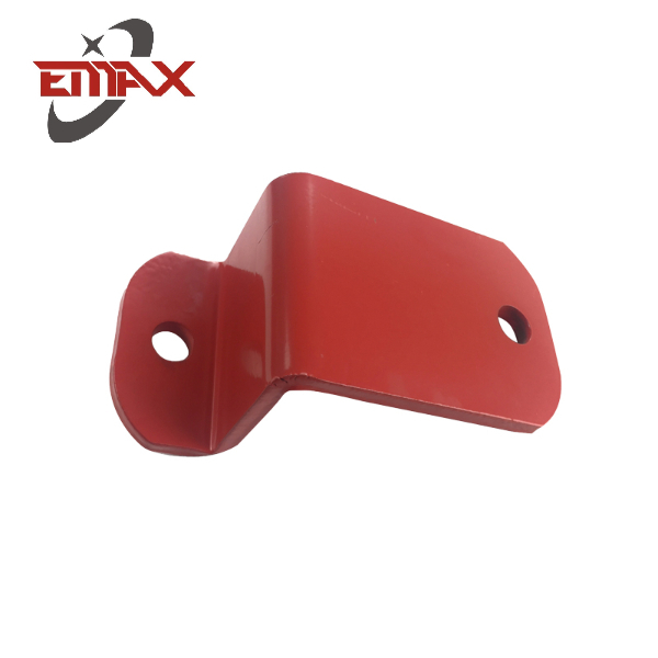 Peças de aço com spray de tinta