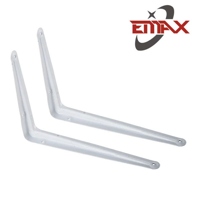 Suporte de prateleira de parede de hardware Suportes em forma de L Prateleira de metal