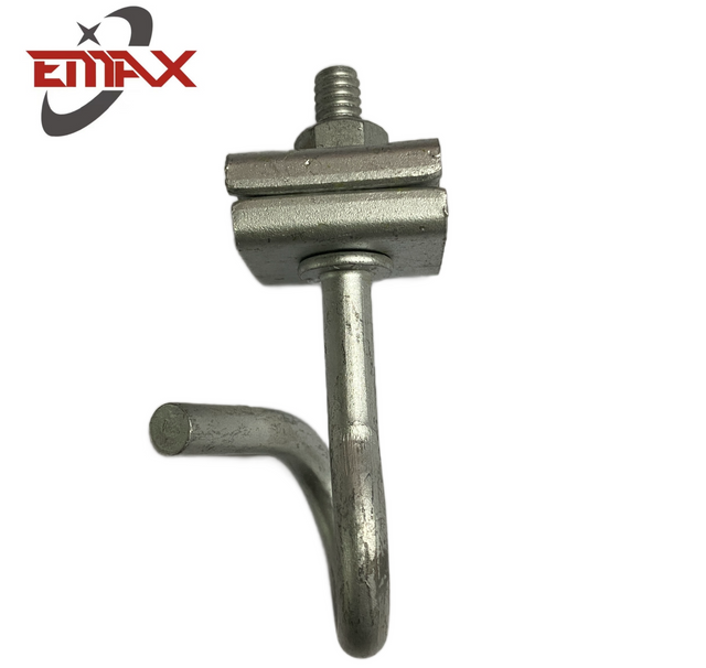 Grampo Q-Span do hardware da linha de pólo para o gancho coaxial da braçadeira do cabo do alimentador de energia e da fibra ótica