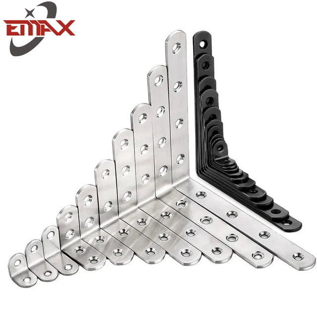 Metal do suporte de apoio da mobília L suportes de montagem na parede da forma para a prateleira de montagem