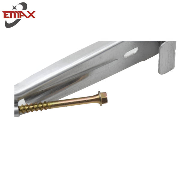 Cabides de calha galvanizados para serviços pesados ​​com parafuso rápido e clipe