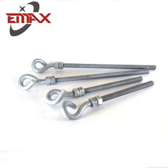 Parafuso de gancho e parafuso pigtail para hardware de linha de poste