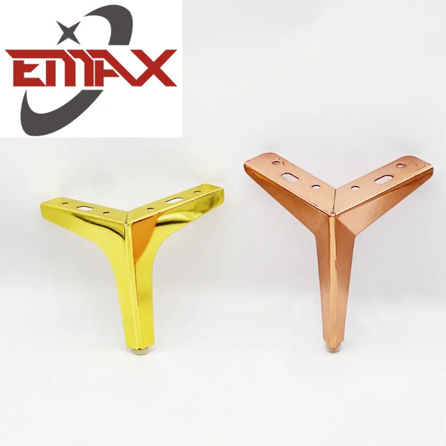 Sofá de metal banheiro armário perna mesa ouro móveis pés perna